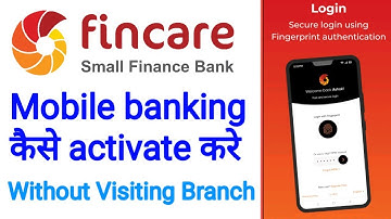 fincare small finance Bank mobile banking activation || fincare mobile banking activation online