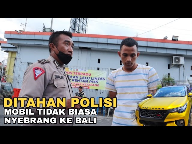 Tidak Bisa Nyebrang Ke Bali Mobil Rian Arifin Di Tahan Polisi class=