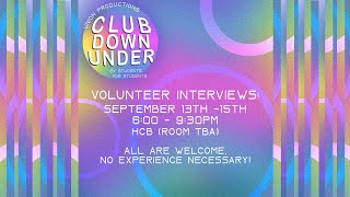 CDU Volunteer All Call 9/10/2021 by Club Downunder / Union Productions FSU 242 views 2 years ago 29 minutes