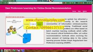 User Preference Learning for Online Social Recommendation
