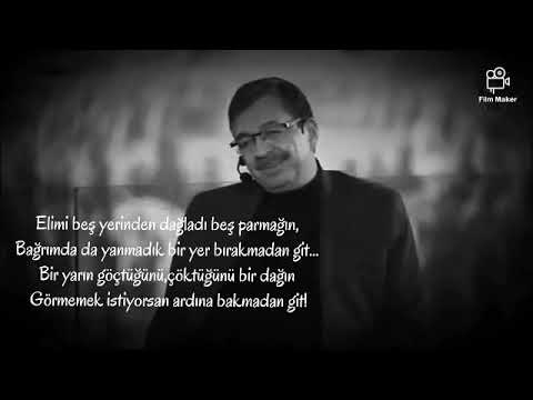 Hayati İnanç - Şiirler (Allahaısmarladık-Gelsen de bir gelmesen de- Veda- Bir gün)