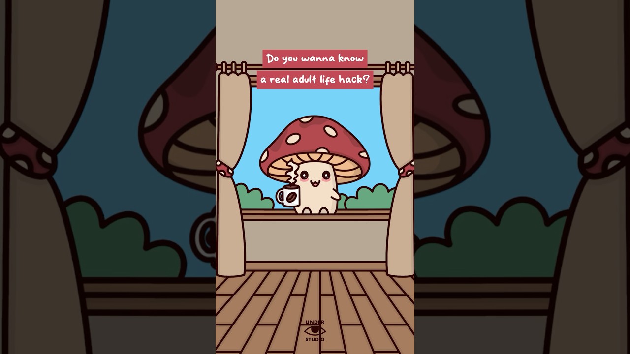 Real Adult Life Hack 🍄 Mushie Day Off | Animation Meme | Original Audio: The Professional Mess