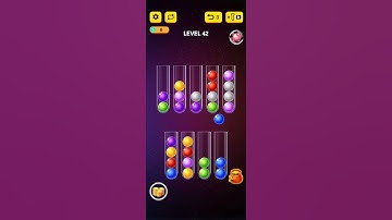 Ball Sort Puzzle 2021 Level 42 Walkthrough Solution iOS/Android