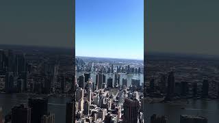 New York view from Empire State building