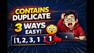 Contains Duplicate Neetcode | 3 Best Approaches Brute Force to Optimal | LeetCode Python Beginner