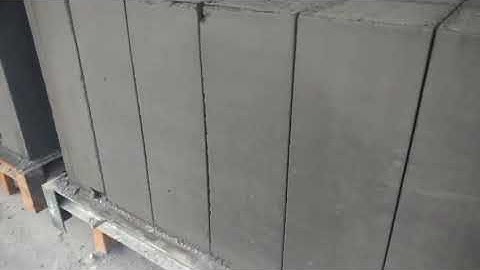 Clc Block Cutting Machine Working Video