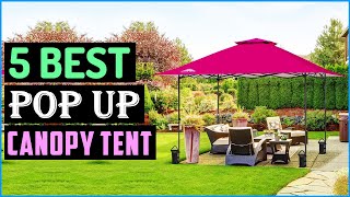 Best Pop Up Canopy Tents 2025 | Top 5: Pop Up Canopy Tents Reviewed
