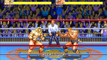 Saturday Night Slam Masters (Capcom 1993)  Attract Mode 60fps
