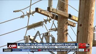 SoCal Edison implements shutoffs