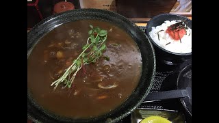 しゅはり の あんかけカレーうどん と 明太子ごはん