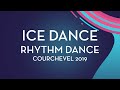 Lou Terreau / Noe Perron (FRA)| Ice Dance Rhythm Dance | Courchevel 2019