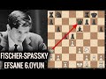 SEYİRCİLER VE SPASSKY'NIN FISCHER'I ALKIŞLADIĞI 6.OYUN