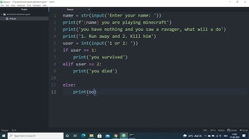 Create a Text Based Adventure Game using Python
