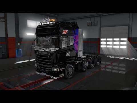 Euro Truck Simulator 2 scania R730 V8-ს ხმა