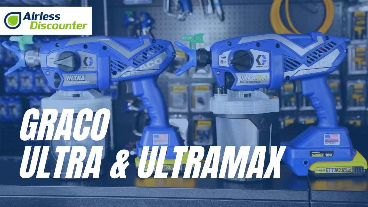 Les pistolets airless Graco Ultra & UltraMax 