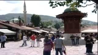 Saraybosna (Sarayeva) şehir merkezi, meşhur ' Sebil ' Resimi