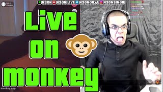 N3on Goes Wild: Epic Roast Session LIVE on Monkey App