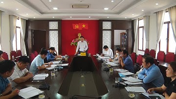 Hội nghị giao ban quý I năm 2022 của các cơ quan chuyên trách tham mưu giúp việc Huyện ủy