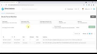 Full DirectAdmin Brute Force Monitor Update