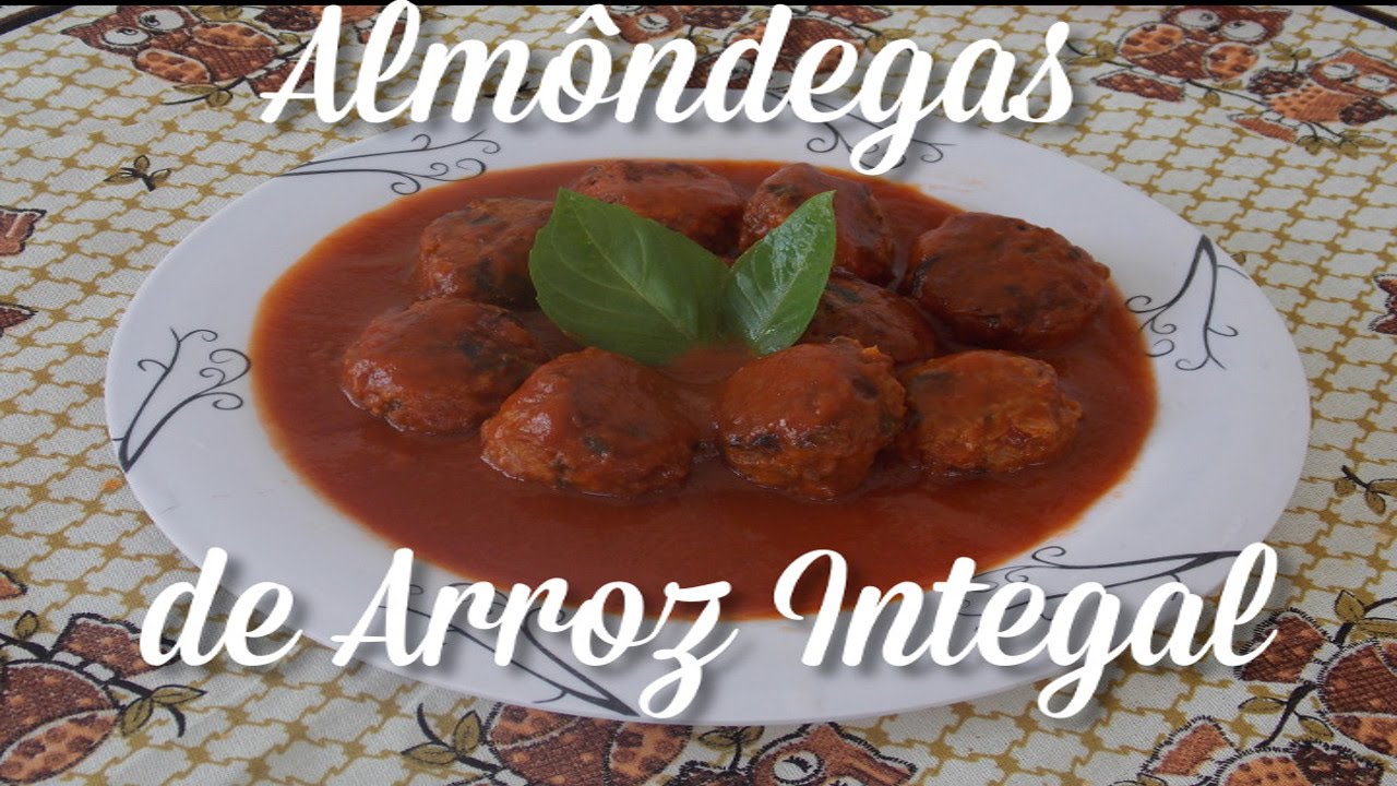 RECEITA DE ALMONDEGAS DE ARROZ INTEGRAL VEGAN KATIA VEGANA