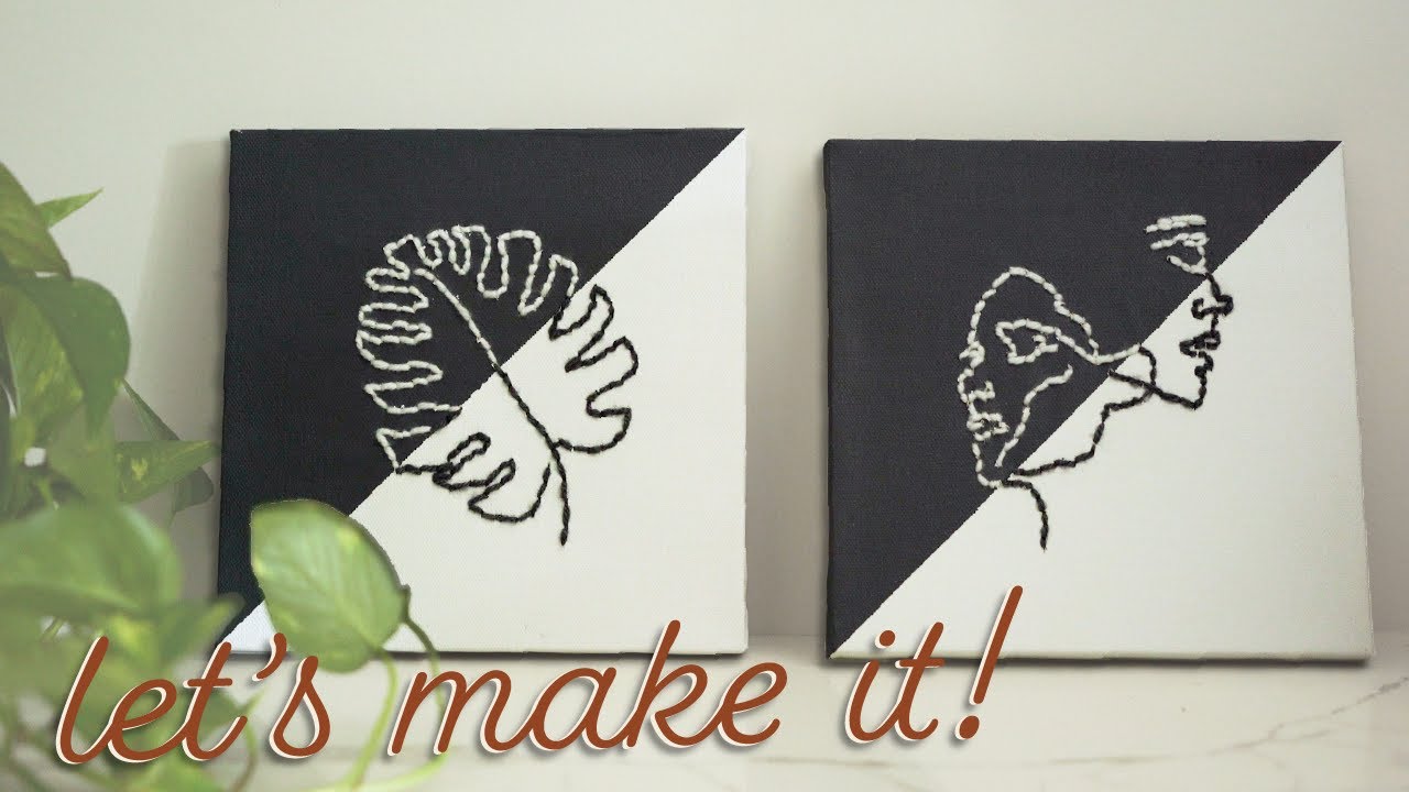 How To Make Trendy Wall Art Camp Crafty Youtube