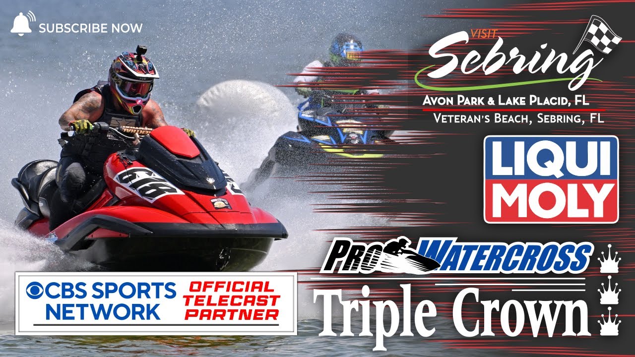 CBS Sports TV Show: 2025 Pro Watercross LIQUI-MOLY Triple Crown RD 1 - Sebring, Florida