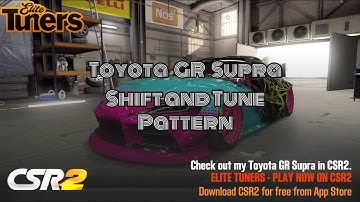 [EliteTuners] Toyota GR Supra : Shift and Tune Pattern.. [NOT Maxed] Tuned