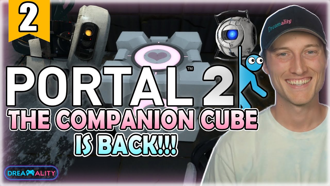 My First Time Playing Portal 2!! - Wholesome Portal 2 Blind Playthrough ...