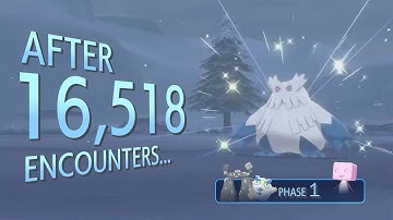 513 - LIVE! Shiny Abomasnow on Shield after 16,518 REs [Phase 1]