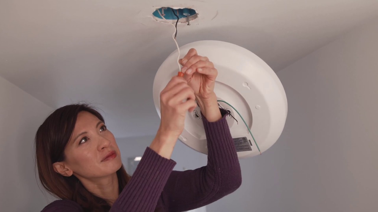 Koda Led Ceiling Light Installation Youtube