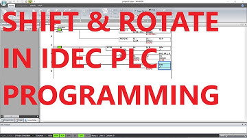 13 an Idec Plc Programming Shift and Rotate instructions SFTL, SFTR, WSFT, BCDLS, ROTL, ROTR