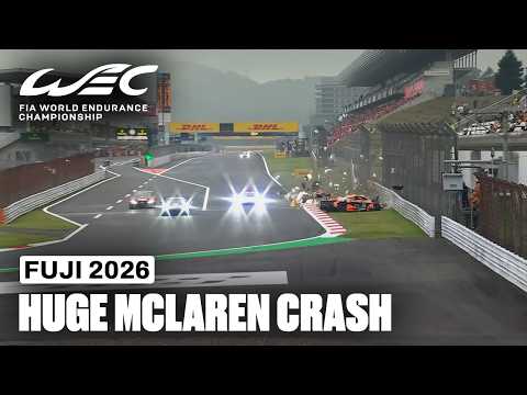 McLaren Driver Walks Away After Heavy Crash | 6 Hours of Fuji 2026 | FIA WEC