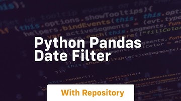 python pandas date filter