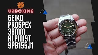 UNBOXING 2020 SEIKO PROSPEX 38MM BABY ALPINIST GREEN DIAL SPB155J1 - YouTube