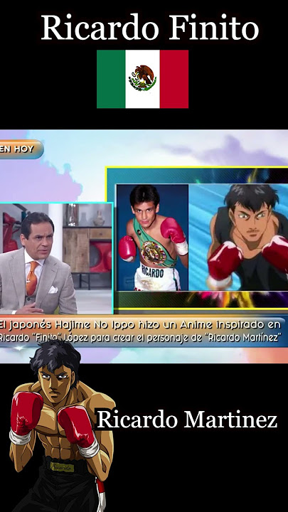 El personaje del anime japonés Hajime No Ippo que se inspiró en Ricardo  Finito López