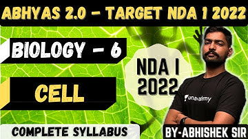 Biology For NDA - 6 | Abhyas 2.0 Complete Batch For NDA 1 2022 | Vitamins | Learn With Sumit