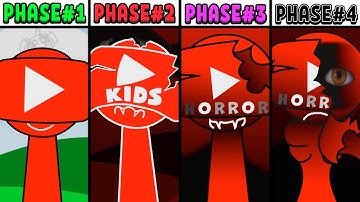 All Phases in New Incredibox Sprunki Oc of YouTube: From Phase 1 to Phase 4