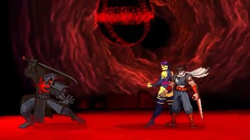 Marvel vs Capcom 2: Strider Hiryu, Psylocke, and Silver Samurai arcade playthrough