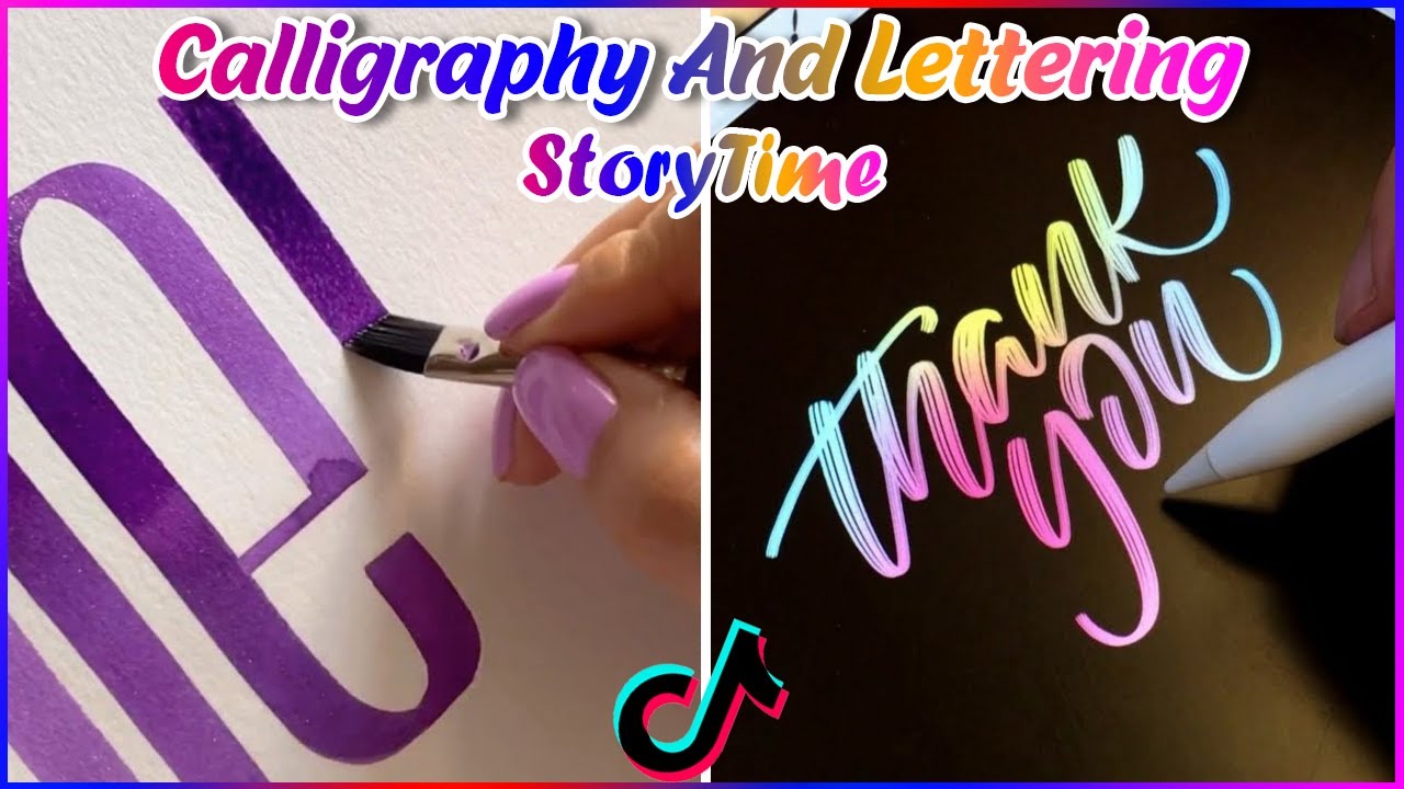 🌈Amazing Calligraphy And Lettering Storytime Tiktok LaNa Arts || Tiktok Compilations Part 10 ...