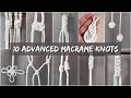 10 Advanced Macrame Knots | Macrame Knotting Techniques