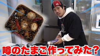 【大成功！？】お酒にもご飯にも合うあの噂の卵を料理音痴が作ってみました！？