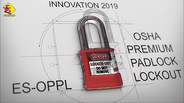 Lockout Tagout Video - OSHA Premier Lockout Padlock Innovation (Series 4 Padlocks)