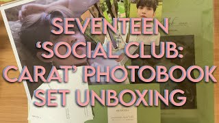 SEVENTEEN UNBOXING : 'Social Club: CARAT' Photobook Set