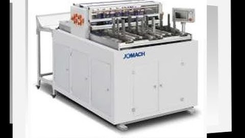 Fully Automatic V Grooving Machine II Rigid Box Making Machine II 3s Graphic solutions