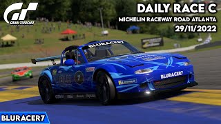 Gran Turismo 7: Sport Mode | Daily Race C | Michelin Raceway Road Atlanta | 29/11/2022