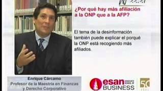 por qu hay ms afiliacin a la onp que a la afp