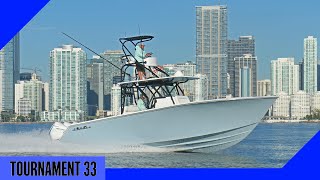 2023 SeaHunter 33CC with tower build timeline and delivery #SeaHunterBoats