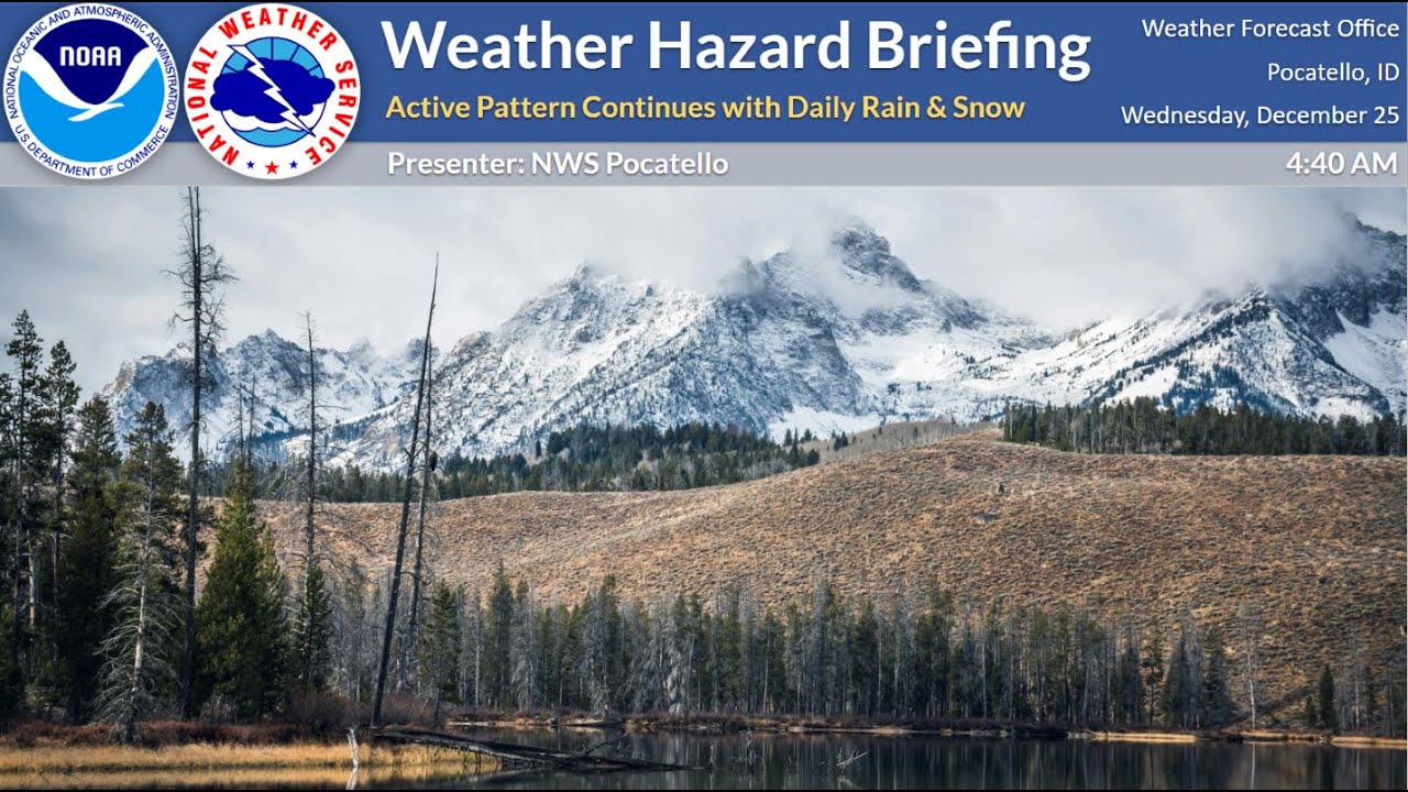 12/25/24 Hazard Briefing - Active Pattern Continues with Daily Rain ...