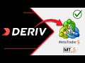 ✅ How to Create and Connect or Link Deriv Account to MetaTrader 5 (MT5) - PC or Laptop