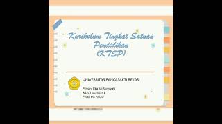 Mengenal KTSP (Kurikulum Tingkat Satuan Pendidikan) PAUD #UTS